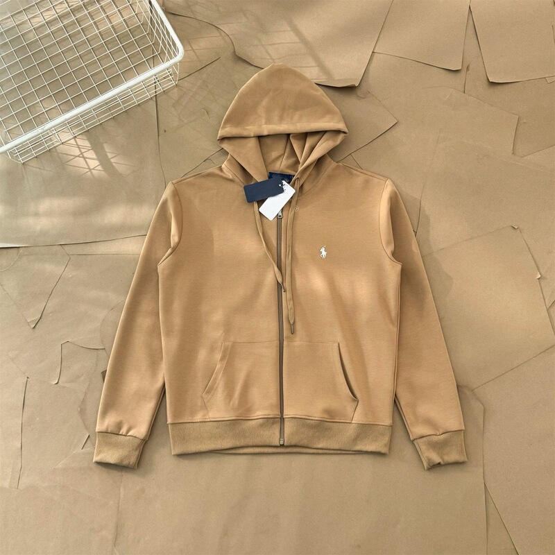 原标可扫码/拉夫小马标连帽拉链卫衣男女同款刺绣开衫休闲外套|undefined