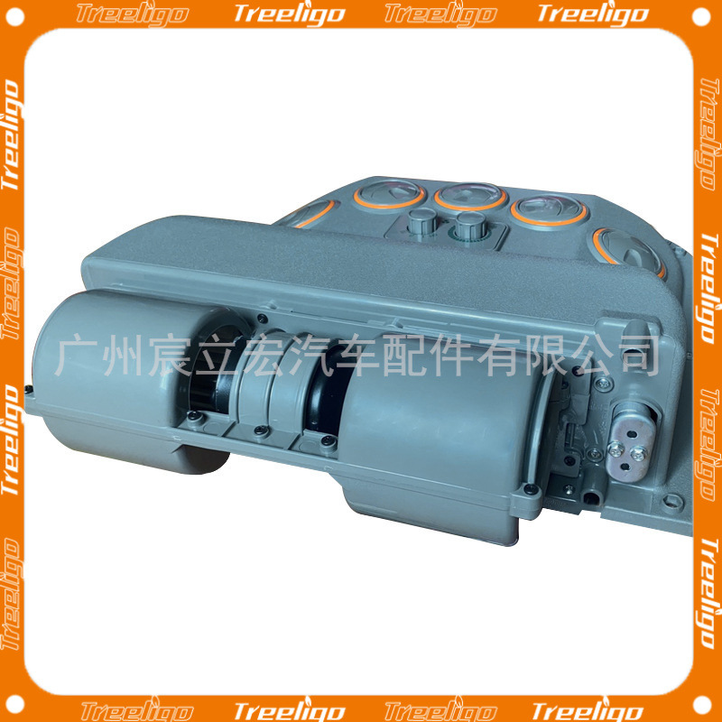 Coche aire acondicionado techo interno evaporador montaje 12V cosechadora carretilla elevadora coche refrigeración modificación 24