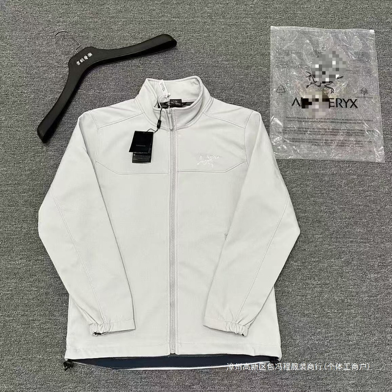 25新款软壳外套新款niao家防水立领户外防风夹克男女冲锋衣刺绣|undefined
