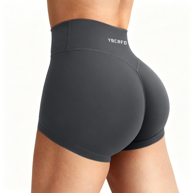 Plus-size sports yoga 2026 summer three-quarter pants for outdoor running and gym, anti-exposure, high-waisted fitness shark pants Plus-size sports yoga 2026 summer three-quarter pants for outdoor running and gym, anti-exposure, high-waisted fitness shark pants