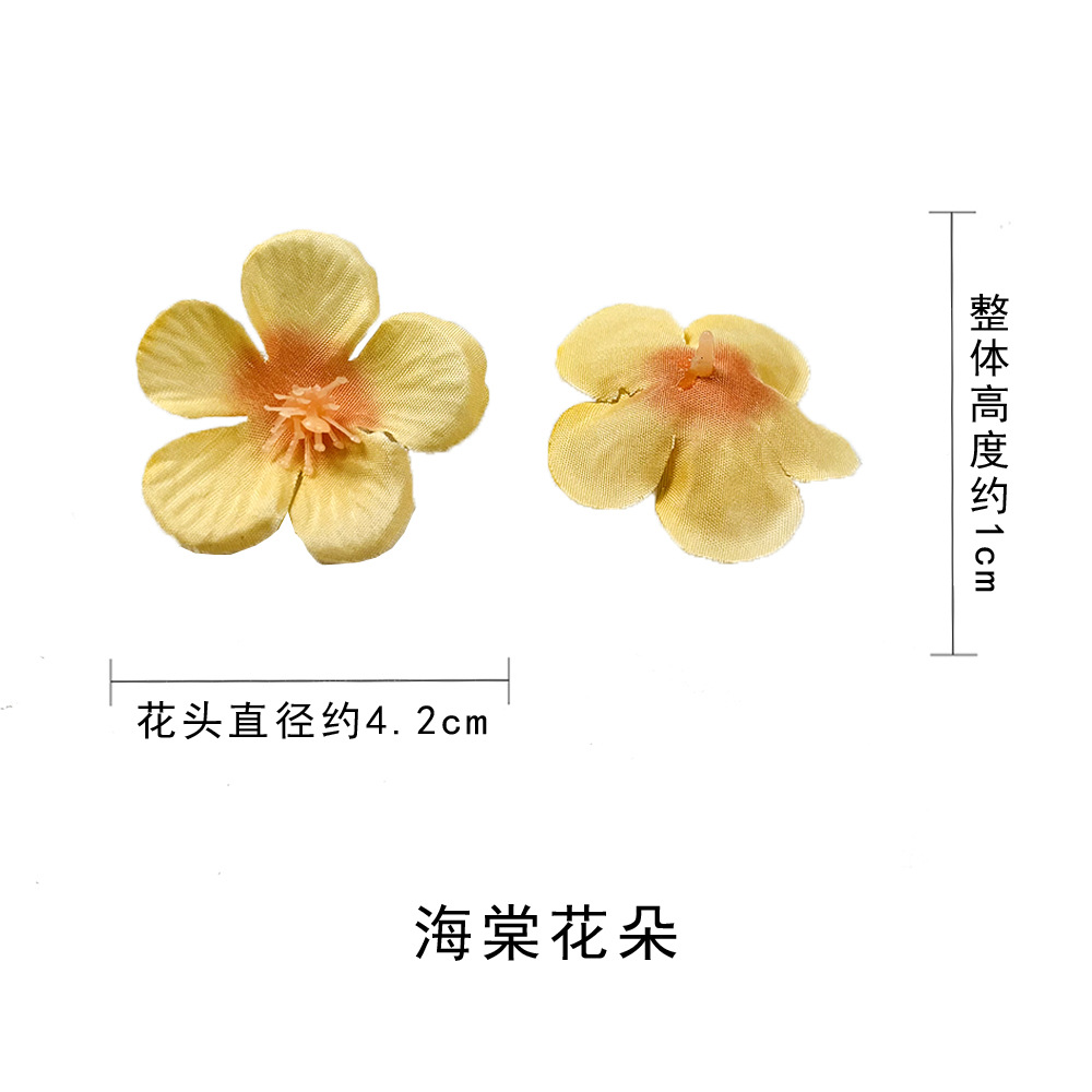 Simulación de Begonia flor de color DIY pequeña flor de ciruela tocado accesorios de material de flor flor de flores para el hogar decoración de fotografía