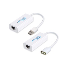USB RJ45 200m TX RX Sender Receiver USB2.0 Extension Adapter