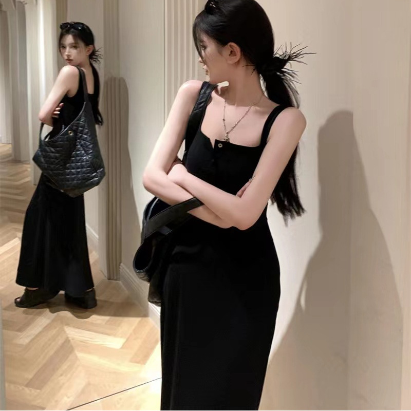 Black summer dress