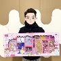 女孩安静手工机构礼盒