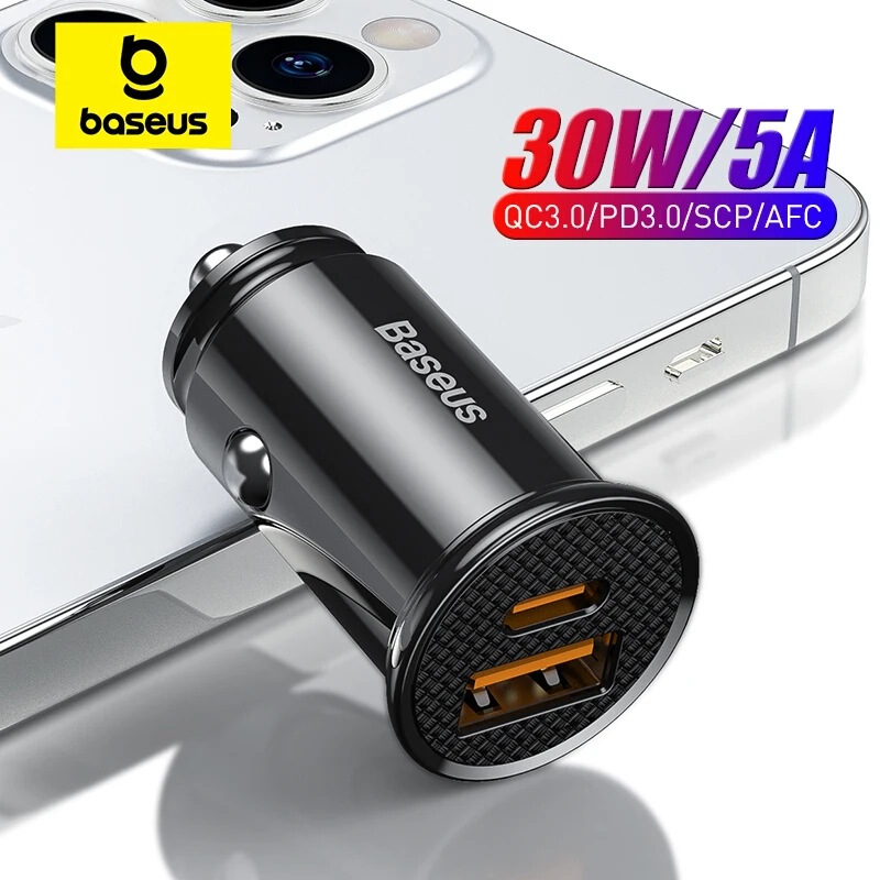 30W USB Car Charger Quick Charge 4.0 3.0 Fcp Scp USB Pd for B