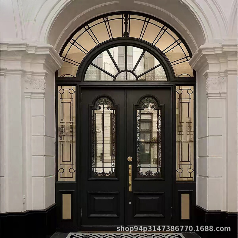 Customized entrance doors, home glass doors, villa entrance doors, cast aluminum door systems, export double-leaf entrance doors Customized entrance doors, home glass doors, villa entrance doors, cast aluminum door systems, export double-leaf entrance doors
