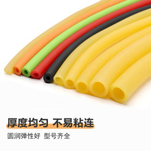 厂家直供批发乳胶管单色双色三色弹力拉力管家用健身瑜伽运动训练