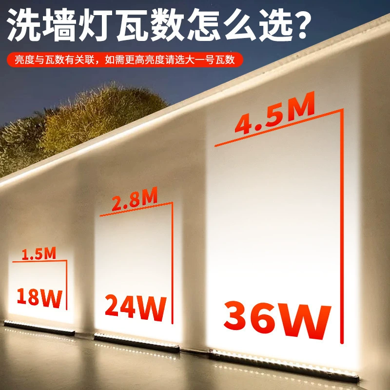 LED настенная дорожная подсветка, 24В