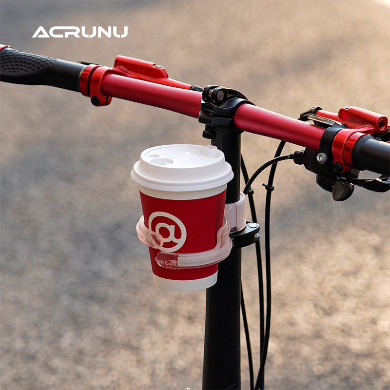 Acrunu Bicycle Milk Tea Cup Holder, Quick-Release Water Bottle Holder for Bicycles, Compatible with Xiaobu Folding Bikes, Coffee Cup Holder