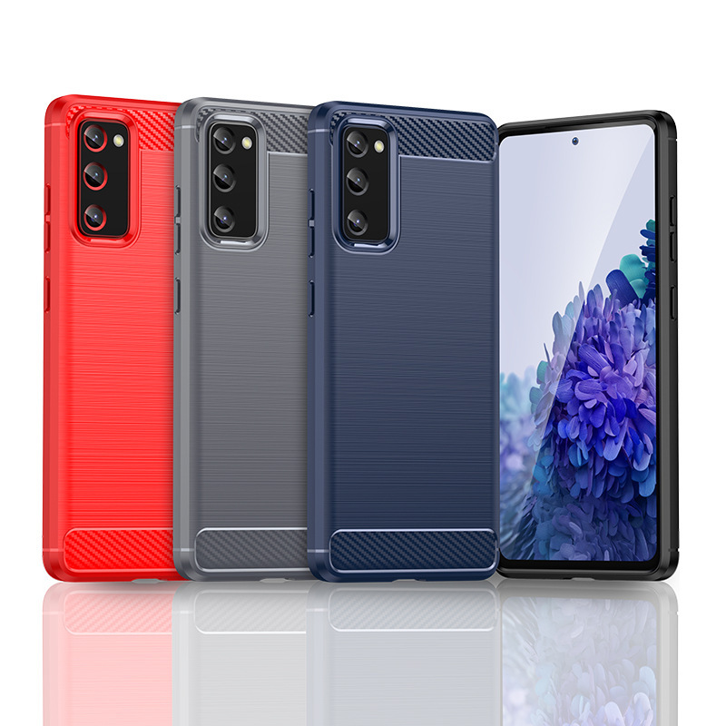 Suitable for Samsung Galaxy S20 Fe Mobile Phone Case Samsung S20 Lite Brushed Silicone Tpu Mobile Phone Protective Cover