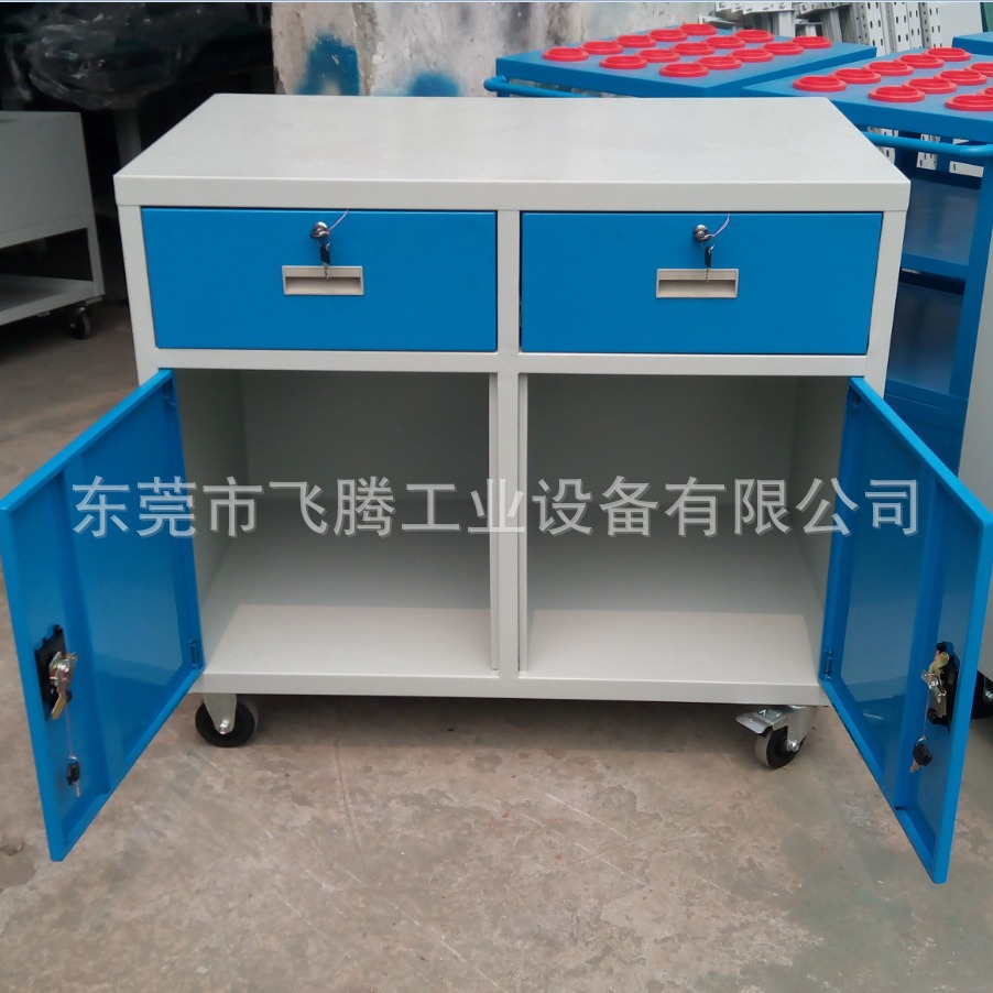 工具车抽屉式 车间移动工具车 抽屉式带门工具车可订货批发