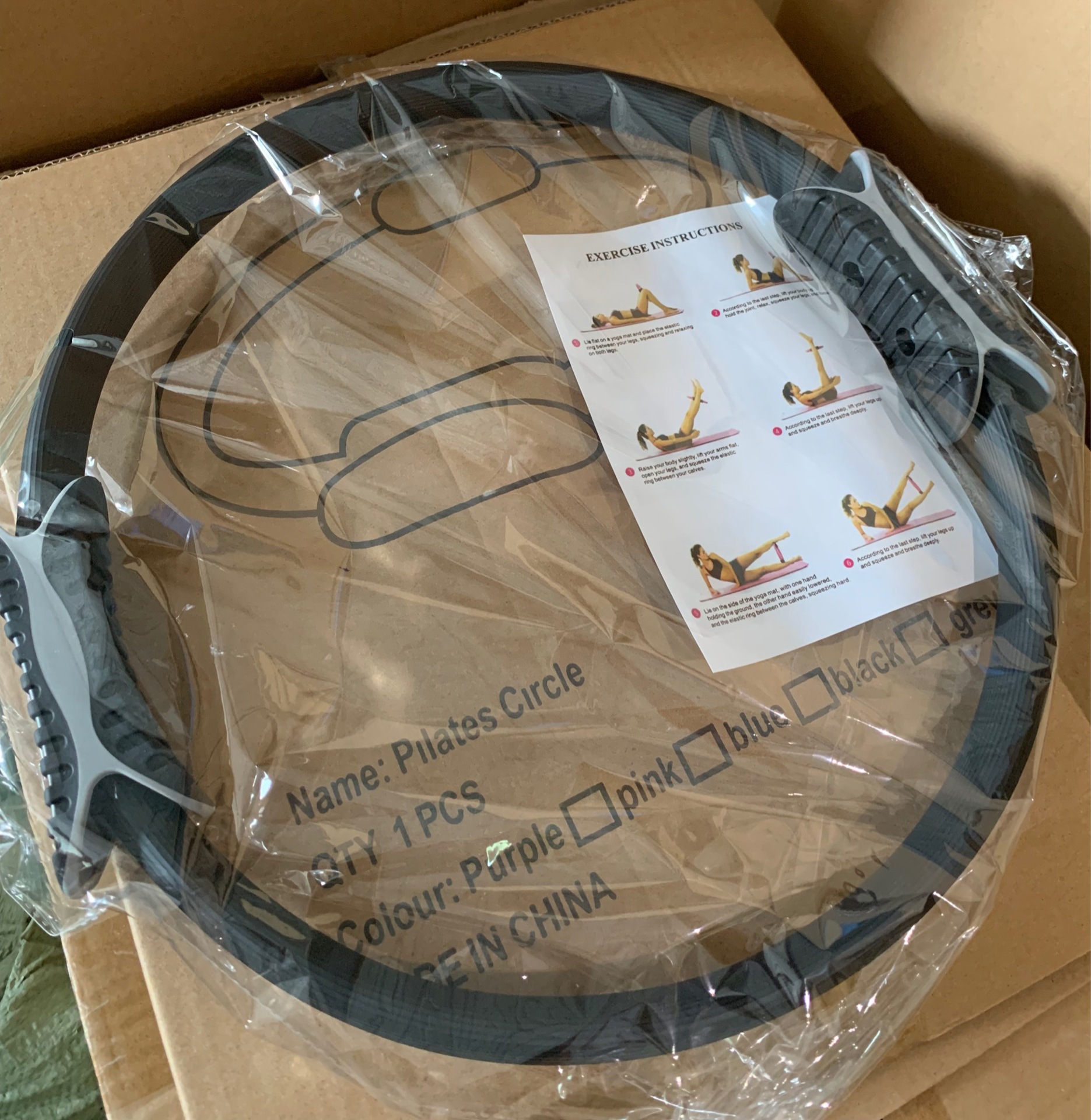 필라테스 서클 업그레이드된 블랙