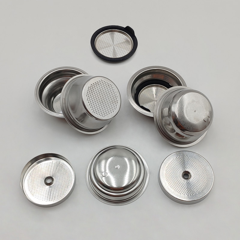 Cross-Border Compatible 51mm De'Longhi Coffee Machine Accessories Filter Stainless Steel Filter Mesh Water Outlet Mesh Powder Cup Powder Bowl Cross-Border Compatible 51mm De'Longhi Coffee Machine Accessories Filter Stainless Steel Filter Mesh Water Outlet Mesh Powder Cup Powder Bowl