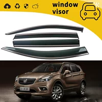 Подходит для Buick Encore, Enclave, Envision 13-21 годов выпуска, защитных козырьков от дождя на дверях автомобиля и украшений для окон от дождя.