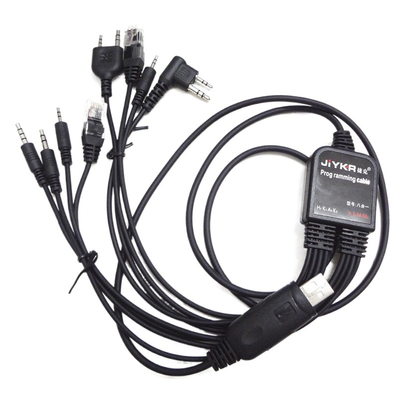 Baofeng USB multifunción walkie-talkie Cable de frecuencia de escritura ocho en uno 8-en-1 coche handstand walkie-talkie lote