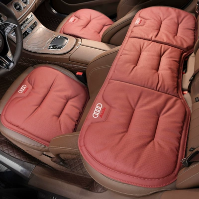 Audi Q5L/A4L/A6L/A3/Q3/Q2L/A8L/A5 Car – Seat cushion, seat cover - type-c-front-and-rear-seat-cushions-three-piece-set-volcano-red-audi
