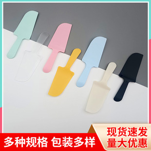 Birthday cake cutter independent plastic packaging disposable cake holder knife color birthday party birthday supplies