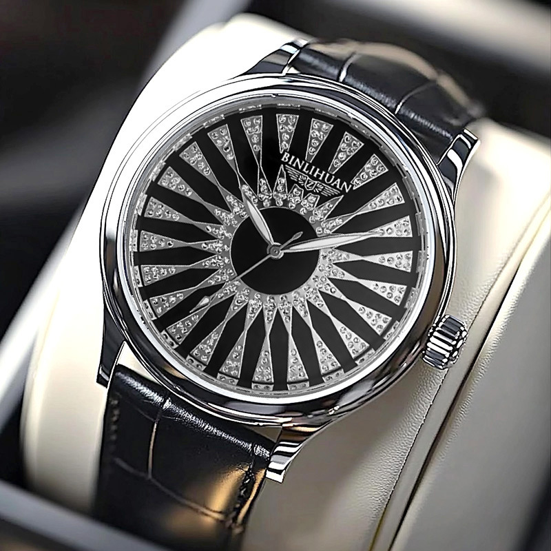 Binlihuan Brand Watches Wholesale Cross-Border Foreign Trade Quartz Watches Douyin Popular Business Waterproof Men's Watches Men's Watches