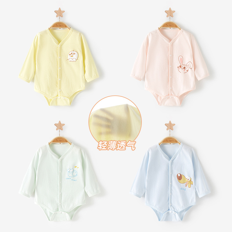 Mameluco para bebé para primavera, otoño y verano, mono triangular transpirable para recién nacidos, conjunto de verano para bebés, body unisex para bebé.