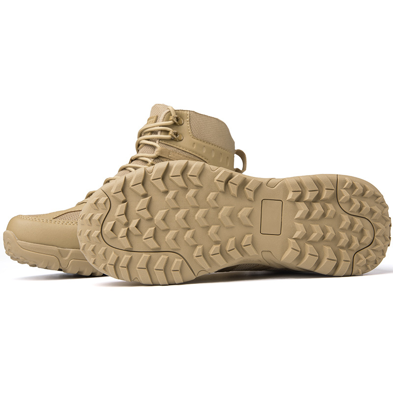 Botas militares de venta directa de fábrica de talla grande transfronterizas, botas tácticas, botas para hombres y mujeres, botas de senderismo, zapatos de camping al aire libre resistentes al desgaste