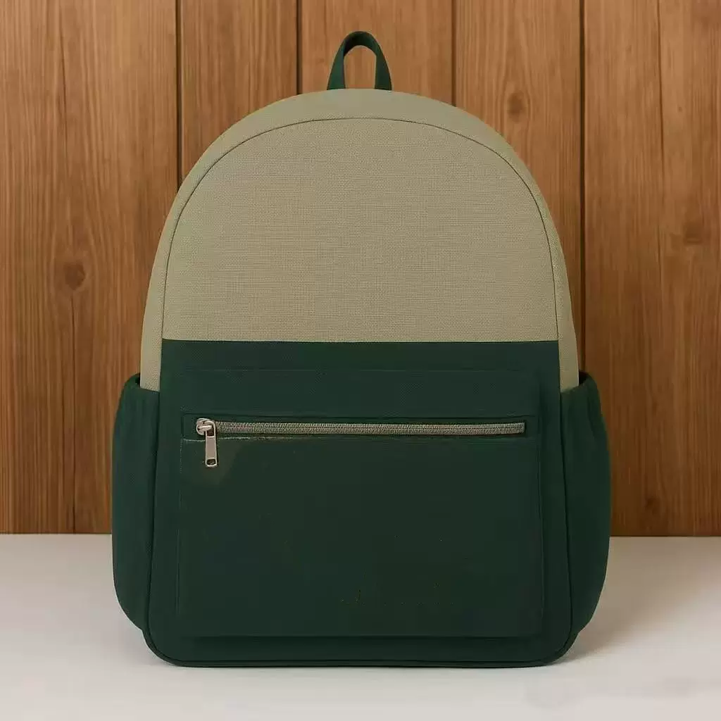 NEW时尚纯色撞色幼儿园小孩双肩背包儿童书包定制学生培训班背包