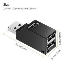 直插便携式多接口HUB分线器 usb3.0高速集线器3口扩展hub迷你1拖3