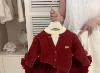 Single V-neck fake two-piece sweater