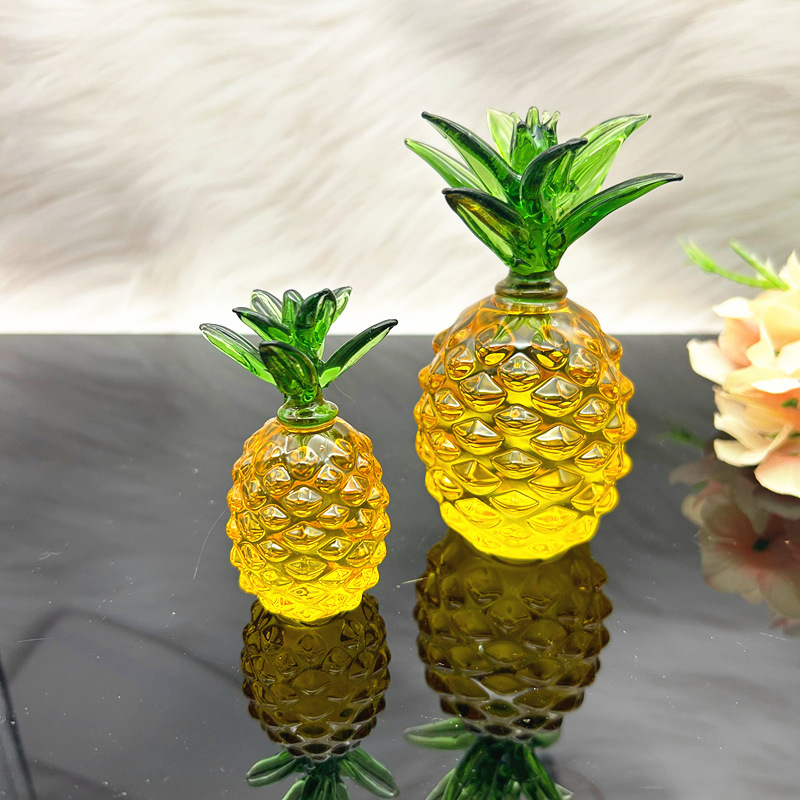 Adorno de Piña de Citrino Decorativo y Facetado para Mesa y Entrada image 3