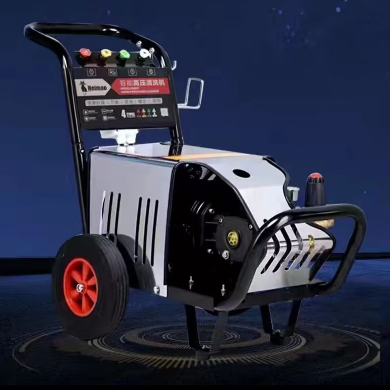 厂家批发1500型大流量超高压清洗机洗车商业手推式冷水刷车压力泵