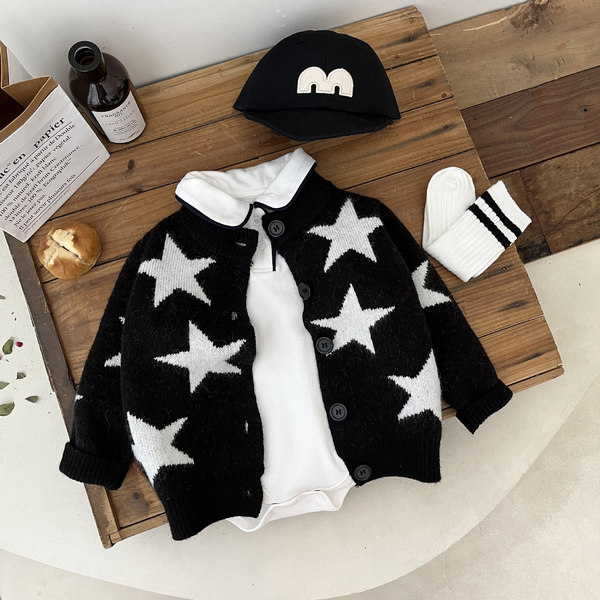 Brand autumn children's knitted sweater