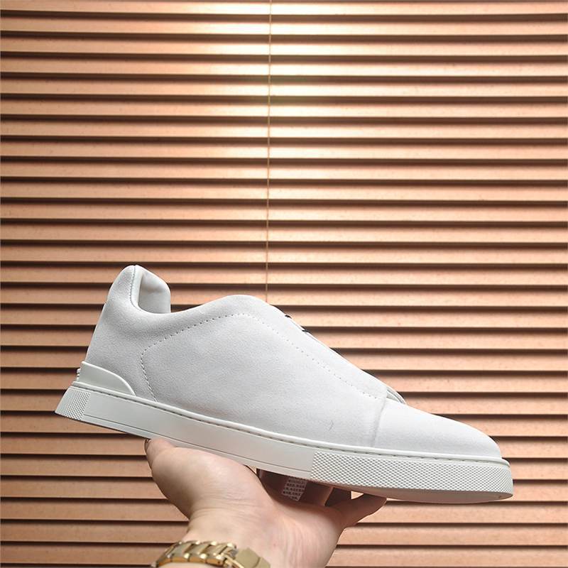 Men's Suede Leather Oxford Slip-on Loafers Casual Shoes_voghion.com
