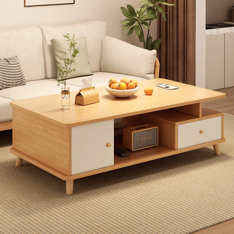 Mesa de té, sala de estar, sofá doméstico, mesa de té, simple y moderna, mesa de té, mesa de alquiler simple, mesa pequeña.