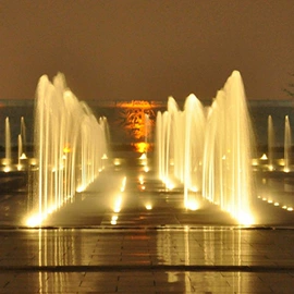 喷泉水景;喷嘴、喷头;水底灯