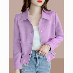 Small fragrance jacket for women 2025 spring and autumn new small short windbreaker women's casual jacket top
