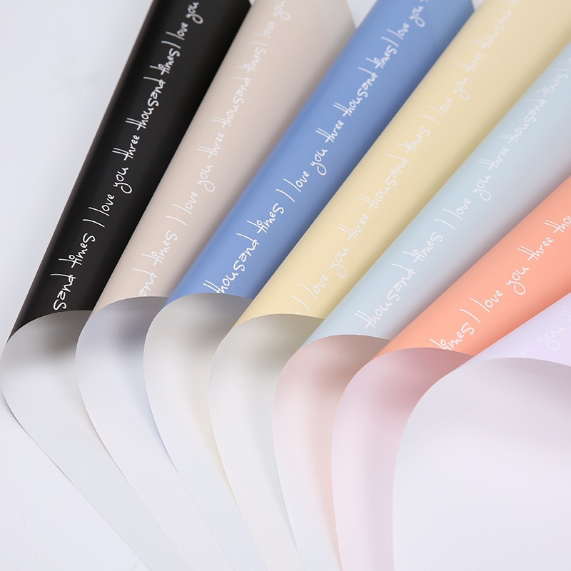 Fábrica de fiestas de flores nuevo papel de embalaje de flores de flor florista de flores de alto lujo papel de embalaje de regalos