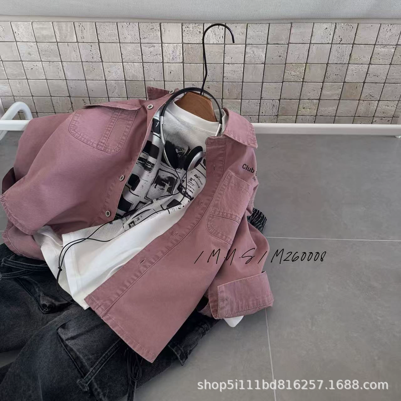Дети одежды Липей мальчики и средний возраст рубашки рабочие хлопок 110-150 ярдов весна 2026 kkм