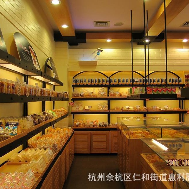 杭州面包展示柜货架优质供应商惠利展柜厂多功能商用可拆卸