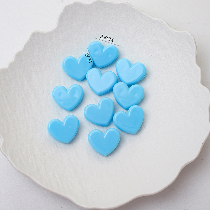 Clip pequeño de amor de color de pensamiento de siete colores, color lindo de plástico, ramo fresco, accesorios de tarjeta, material de bricolaje