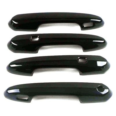 Other Automotive Exterior Supplies LX600 door handle decoration - single-hole-bright-black