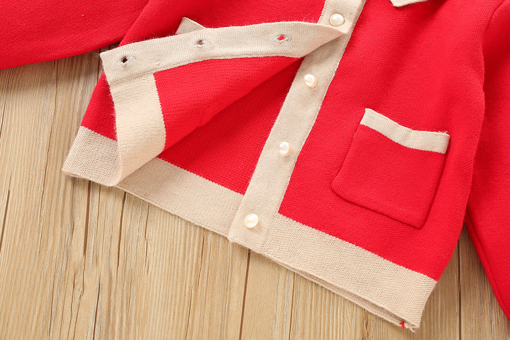 Children's Sweater 2022 Autumn/Winter New Korean Small Fragrance and Western Style Knitted Two Piece Set for_voghion.com