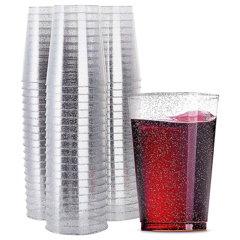 Vaso de Plástico Desechable 10oz para Fiestas y Eventos
