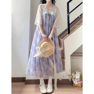 Improved Version of Hanfu Skirt, New Summer Style, Chinese Style, Cute Daily New Chinese Style Retro Elegant Dress