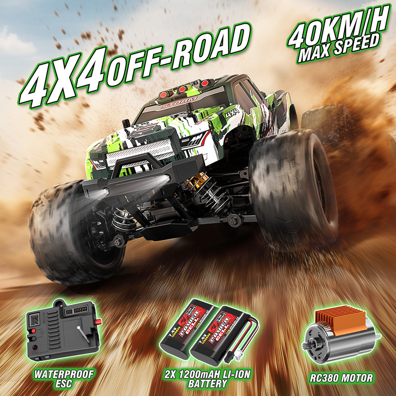 Cross-Border 1/18 Brushless High-Speed Four-Wheel Drive 2.4g Full-Scale Professional Rc Remote Control Off-Road Truck 1/14 Brushed