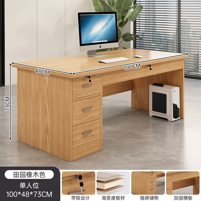 Mesa de escritorio, mesa de computadora de escritorio, mesa de escritorio