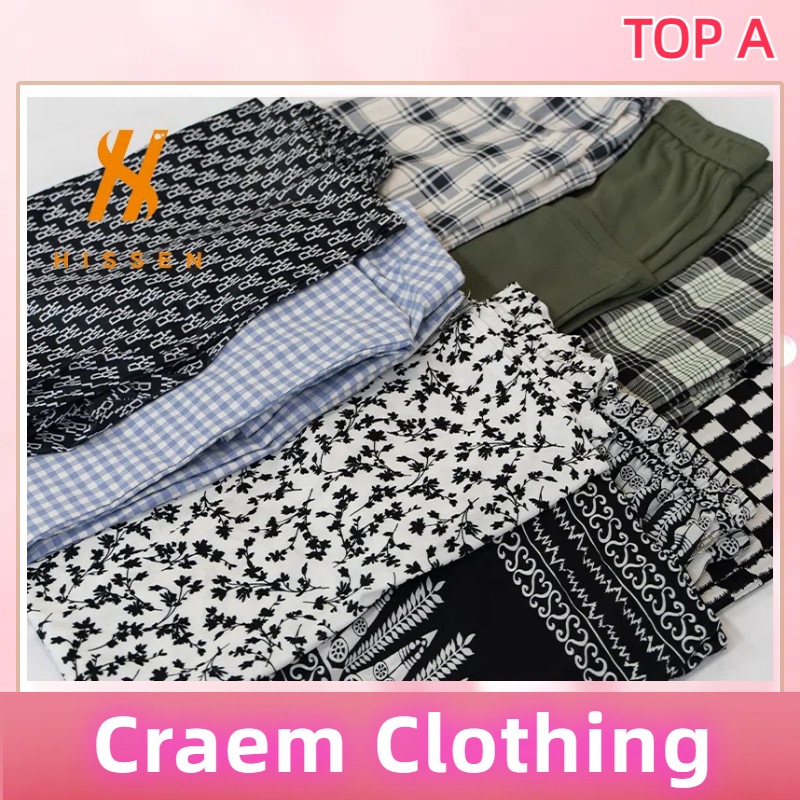 优质旧衣服女裤精品货源贸易出口俄罗斯secondhand craem clothes