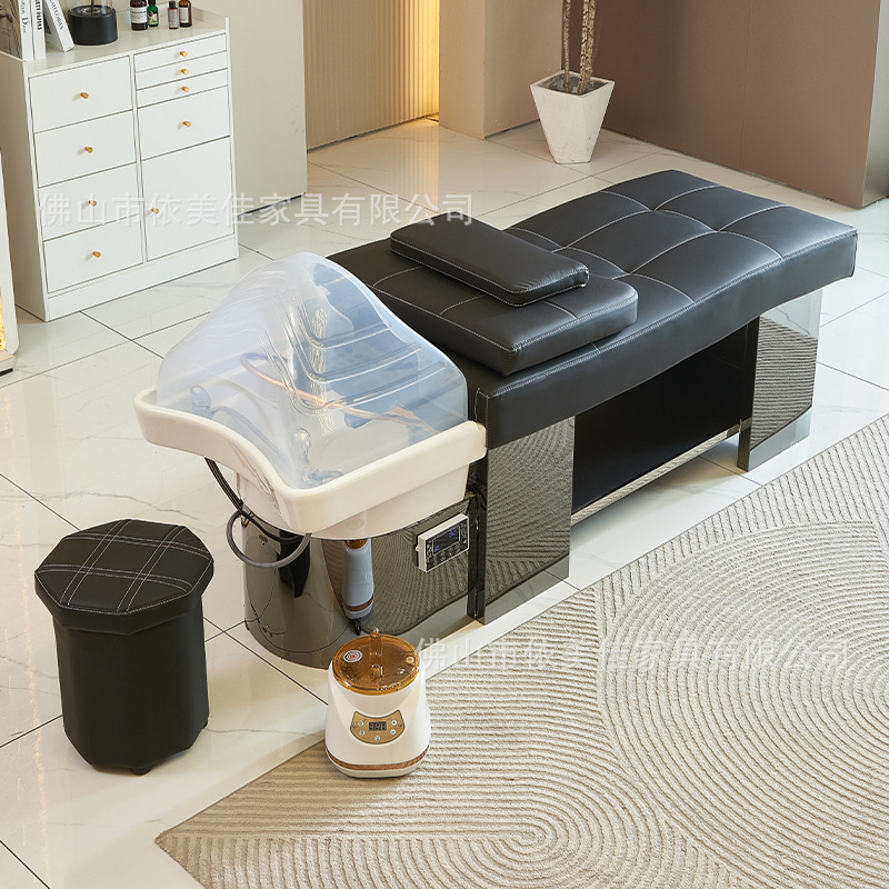 Barbería cama de lavado de cabello cama especial tailandesa cama de lavado de cabello cama de cabello de acero inoxidable temperatura constante cama de lavado de cabello