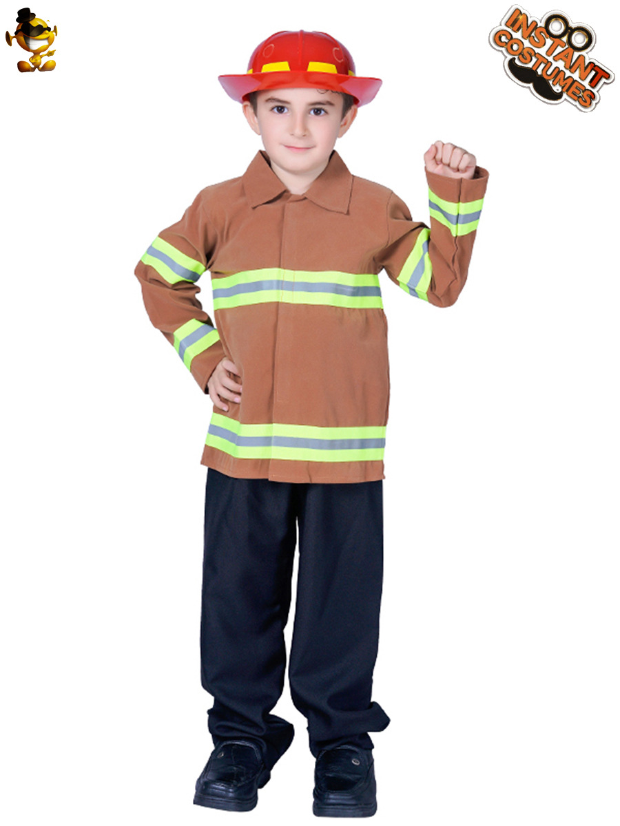 Halloween etapa Cosplay traje mascarada traje fiesta traje niño bombero traje