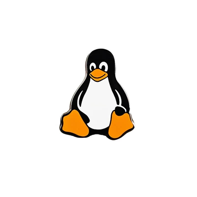 Cute Sitting Posture Linux Penguin T Cartoon Enamel Brooch Niche Metal Backpack Suit Creative Decoration Wholesale (Yaxa sancaqları) - b20-03-e01