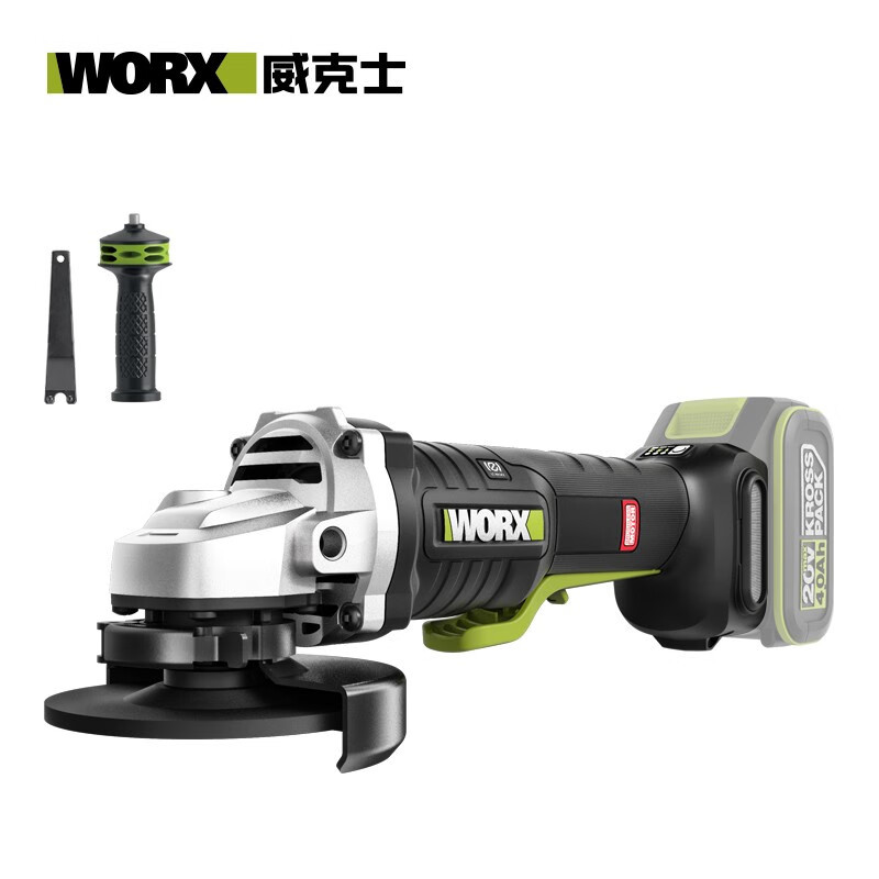 WIX 20V sin escobillas molino de ángulo de litio WU835.9 recarga máquina de corte afilador pulido molino de mano W
