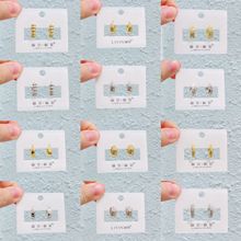 丽银/丽贝丽影韩版时尚经典耳扣女2025新款简约基础款小众感预售